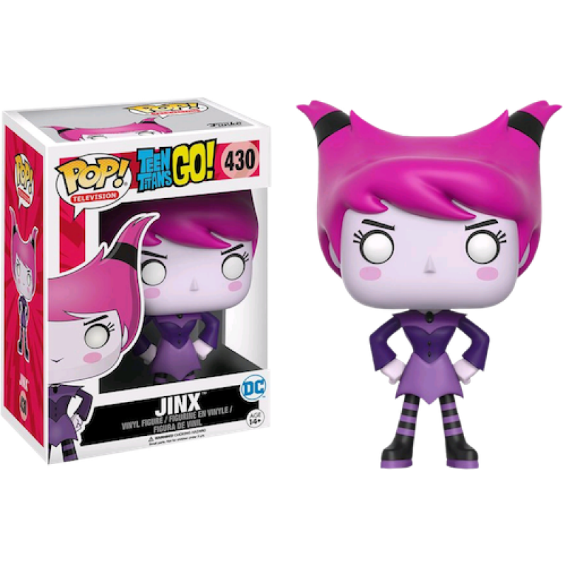 Funko Pop Teen Titans Go Jinx 430 boxed figure