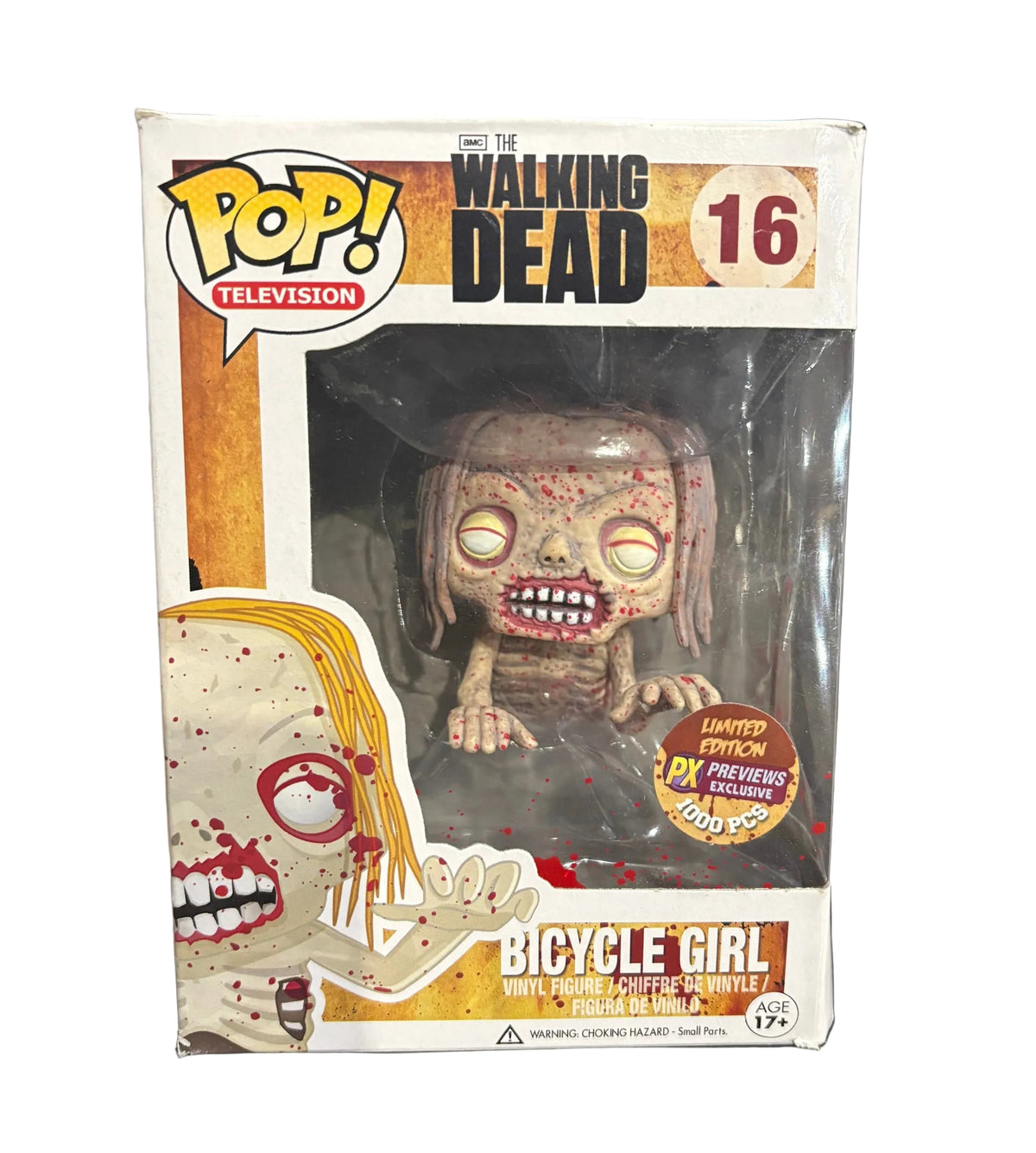 Funko Pop! The Walking Dead: Bicycle girl (Px Previews Exclusive 1000 Pcs) #16 (box damage)