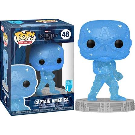 Funko Pop! Marvel: Captain America (Art Series) #46 (hard stack included)
