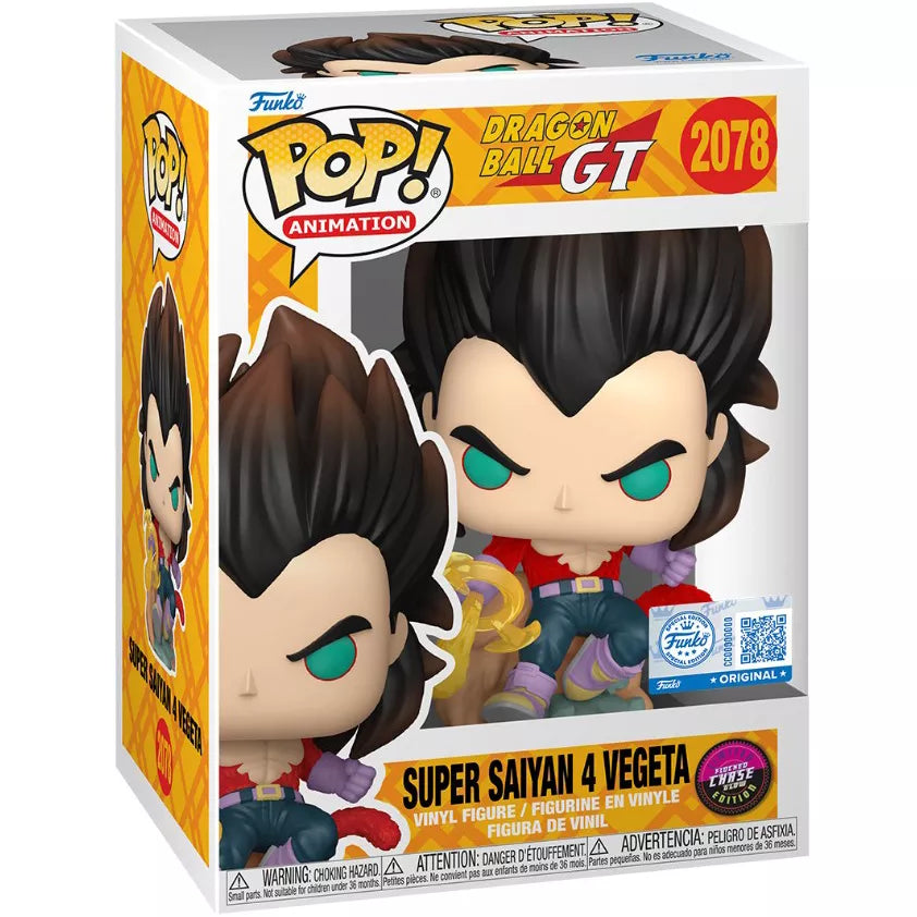 Funko Pop! Dragon Ball GT: Super Saiyan 4 Vegeta (Flocked, Glow, Chase) #2078