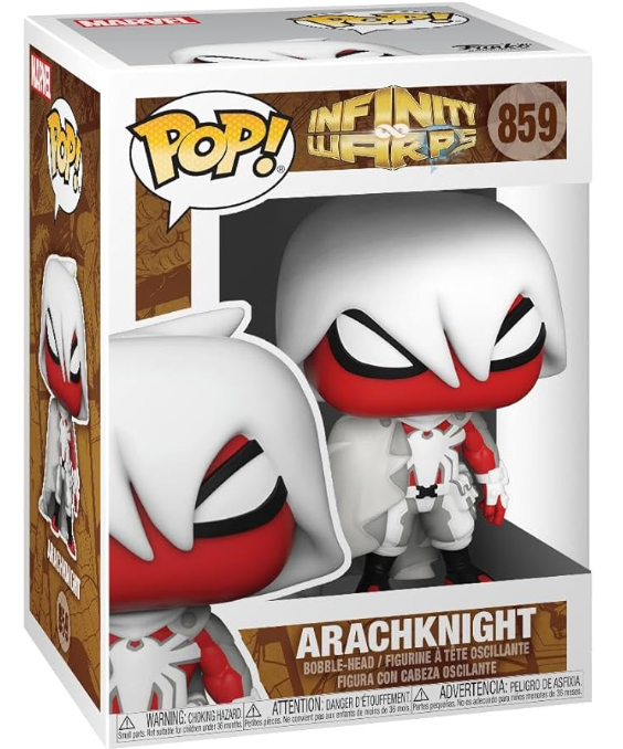 FUNKO POP! MARVEL: INFINITY WARPS - ARACHKNIGHT #859 VINYL FIGURE