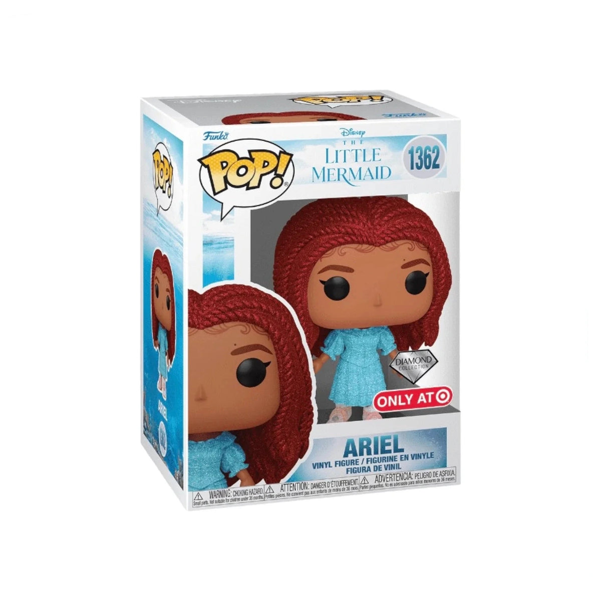 Funko Pop! The Little Mermaid: Ariel (Diamond Collection) [Target Exclusive] #1362