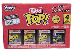 Funko Bitty Pop! The Simpsons 4-Pack: Maggie Simpson, Grampa Simpson, Moe Szyslak & Chief Wiggum (Chase)