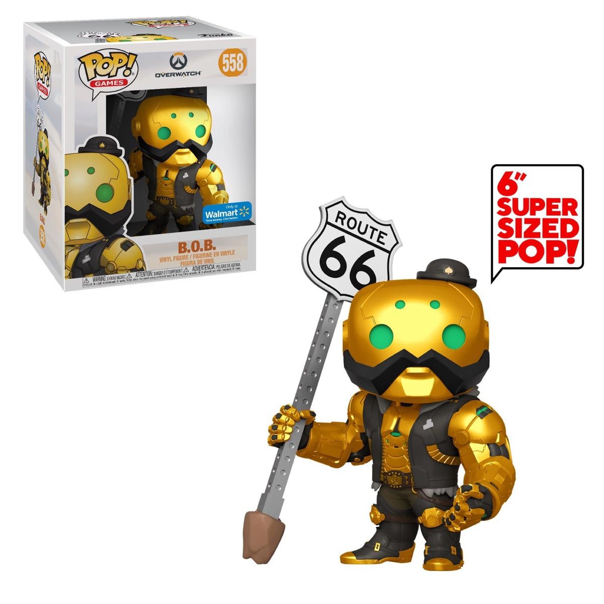 Funko Pop! Overwatch: B.O.B. (Walmart Exclusive) #558 (minor box damage)