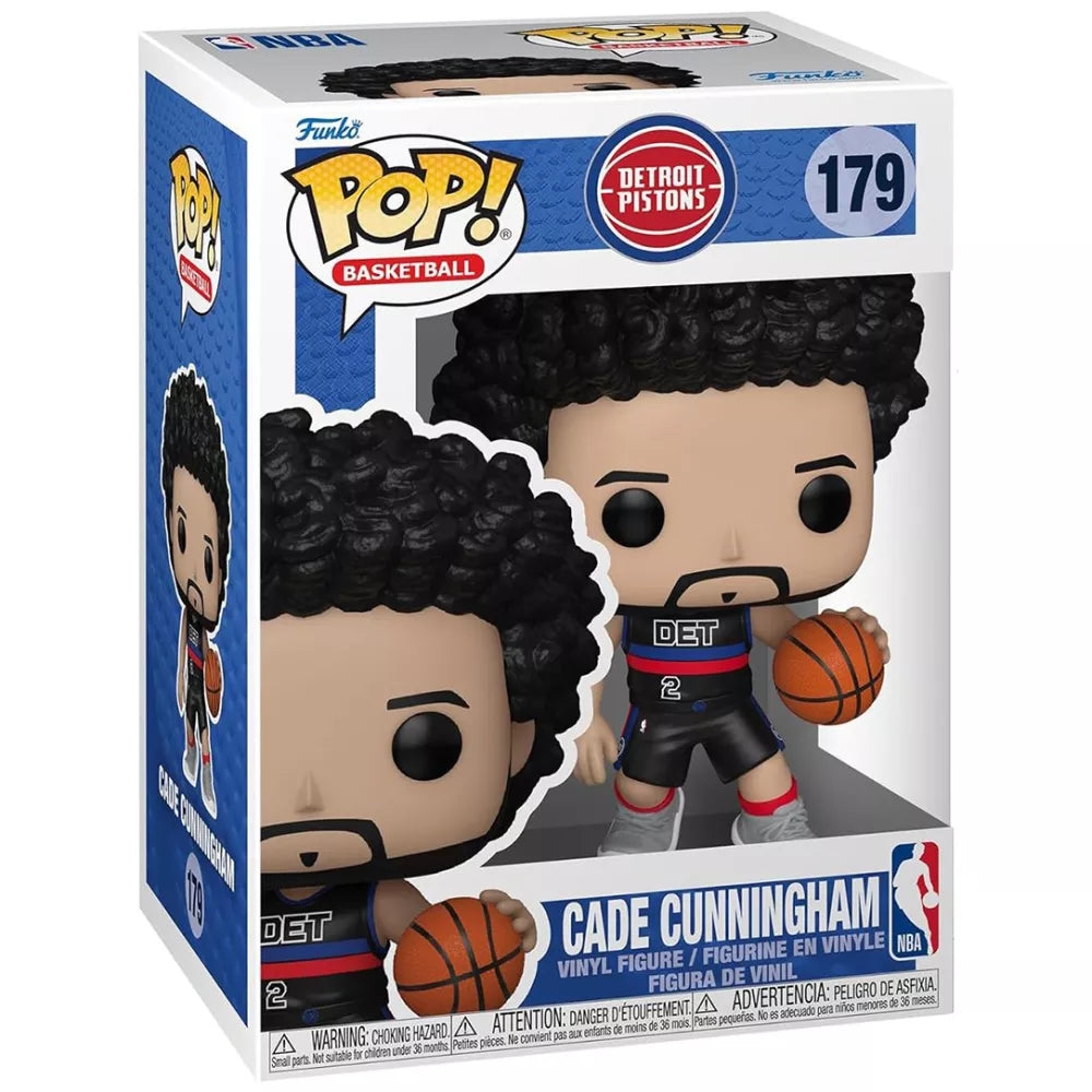 Funko Pop! NBA Detroit Pistons: Cade Cunningham #179 (Light Shelf Wear)