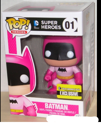 Batman 75th Anniversary Pink Rainbow Batman #01 Pop! Vinyl Figure - Entertainment Earth Exclusive