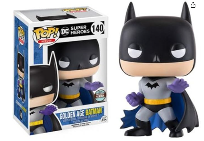 Funko Pop 140 Golden Age Batman DC Super Heroes Specialty Series Exclusive