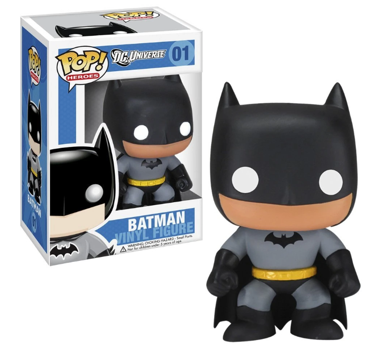 Funko POP! DC Super Heroes Batman #01 Vinyl Figure New In Box Vaulted