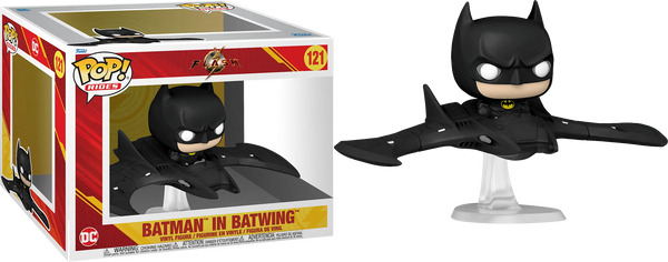 Funko Pop! The Flash: Batman in Batwing #121 in retail box