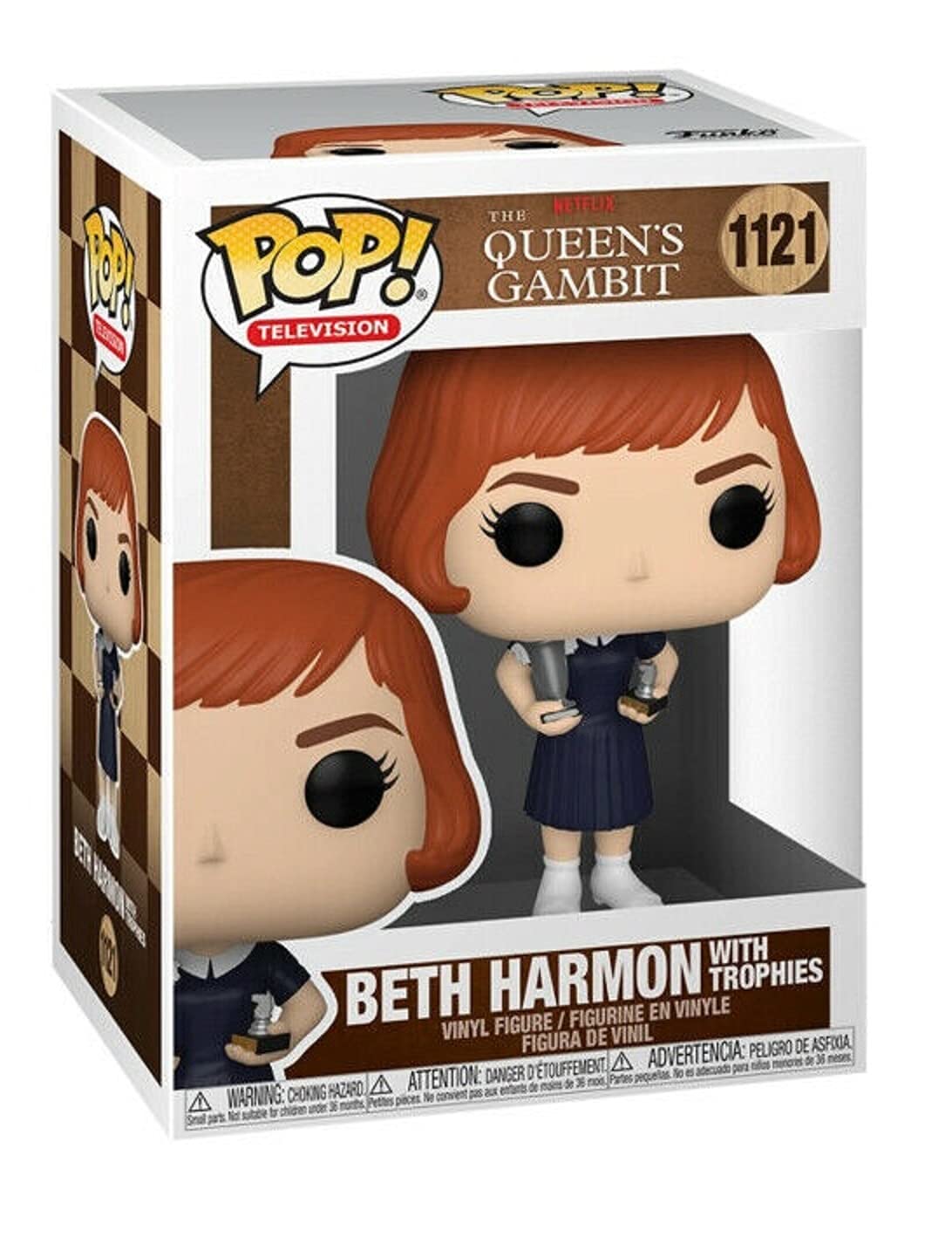 Funko Pop! Beth Harmon with Trophies #1121