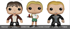 FUNKO TRUE BLOOD POP 3-PACK FIGURINES BILL COMPTON, SOOKIE STACKHOUSE & ERIC NORTHMAN