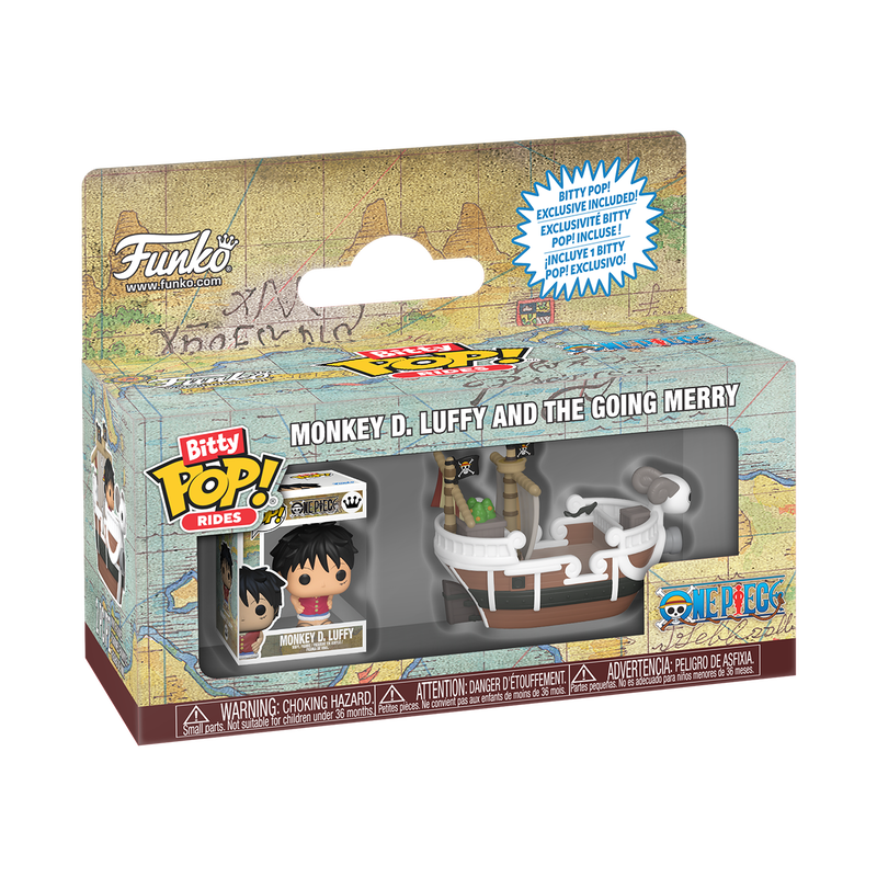 Funko Bitty Pop! One Piece: Monkey D. Luffy and the Going Merry
