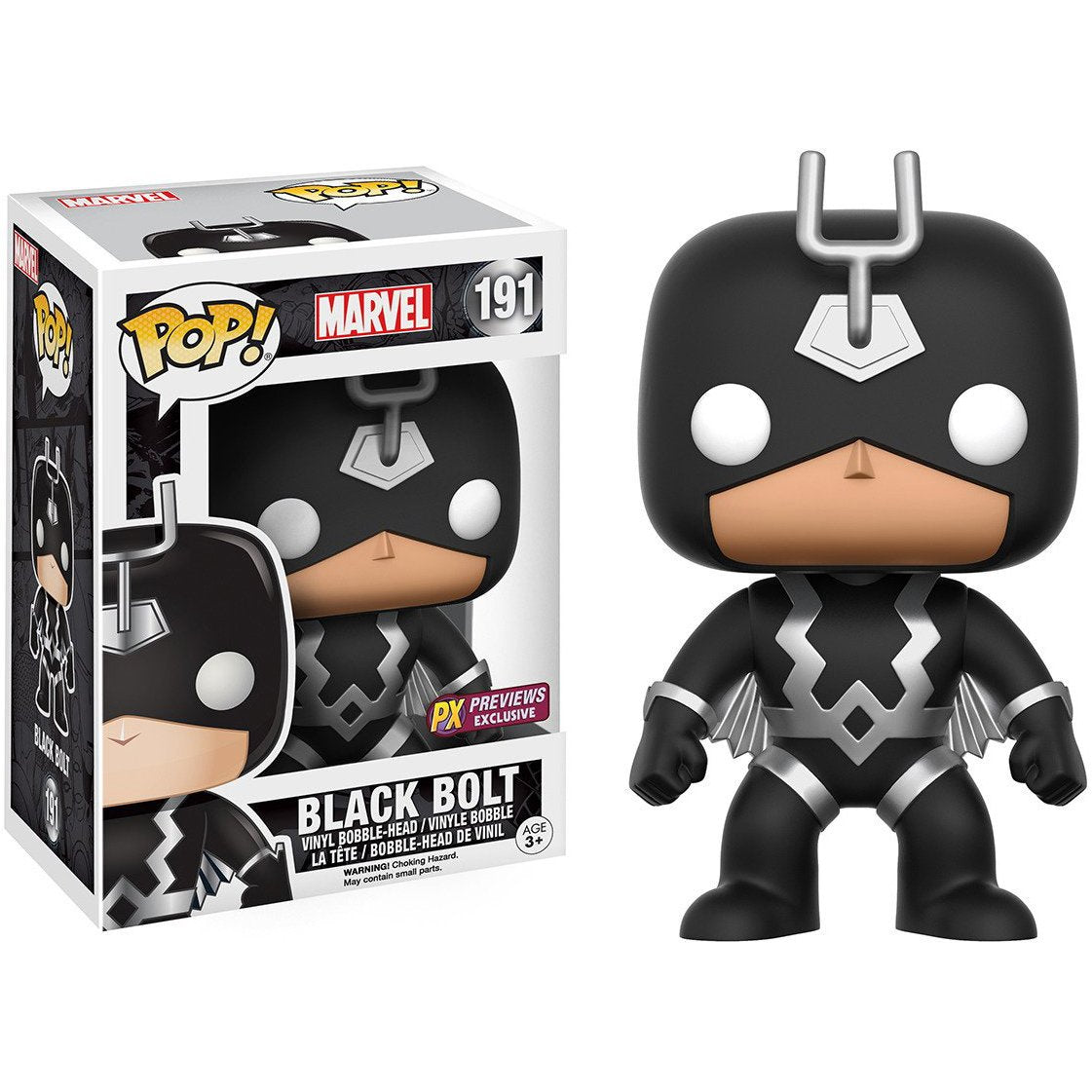 Funko Pop! Black Bolt (Px Exclusive) #191