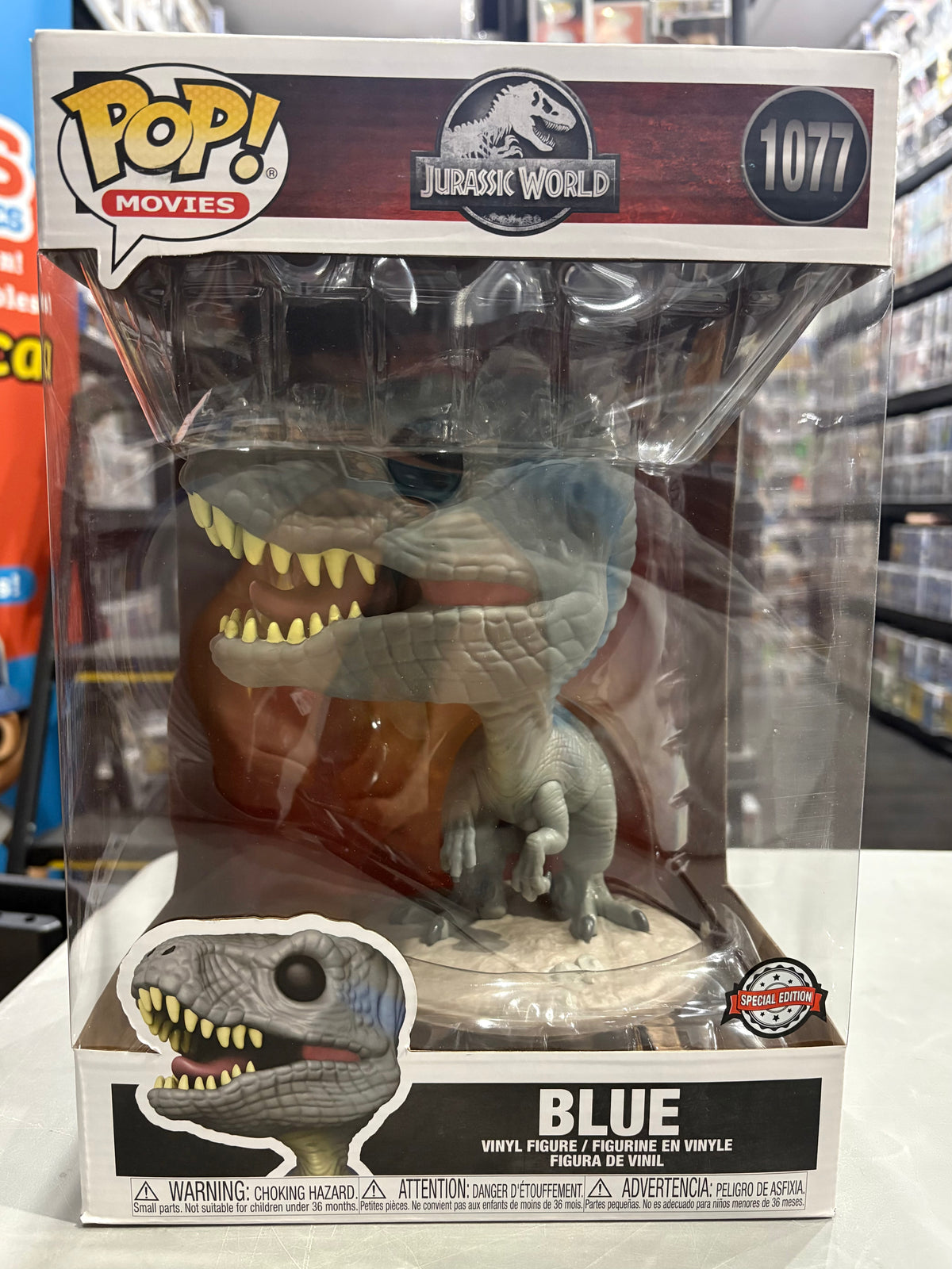 Funko Pop! Jumbo Blue (Special Edition) #1077