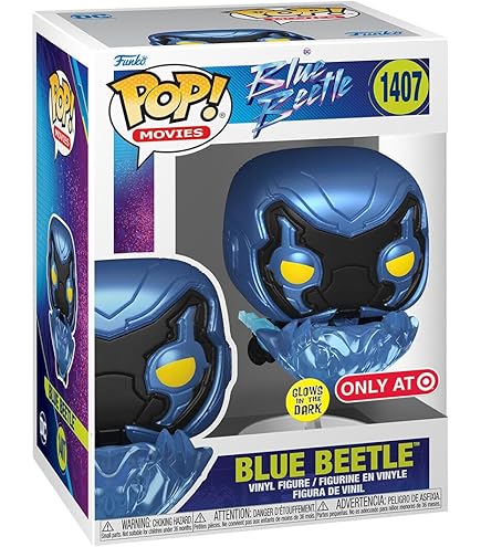 Funko Pop! Blue Beetle (Glows in the Dark) (Target Exclusive) #1407