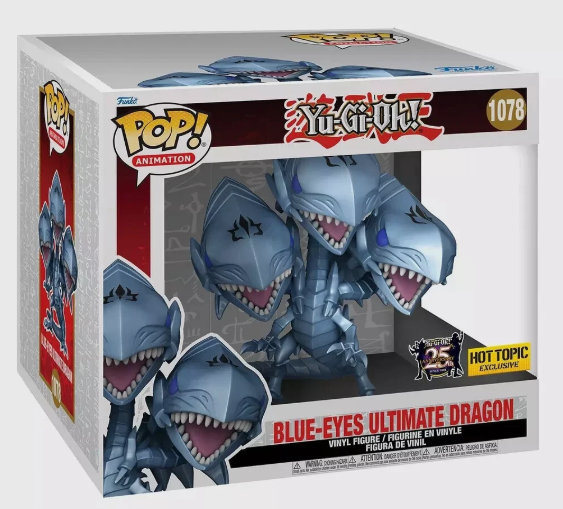 Funko Pop! Yu-Gi-Oh Blue Eyes Ultimate Dragon #1078 Hot Topic Exclusive