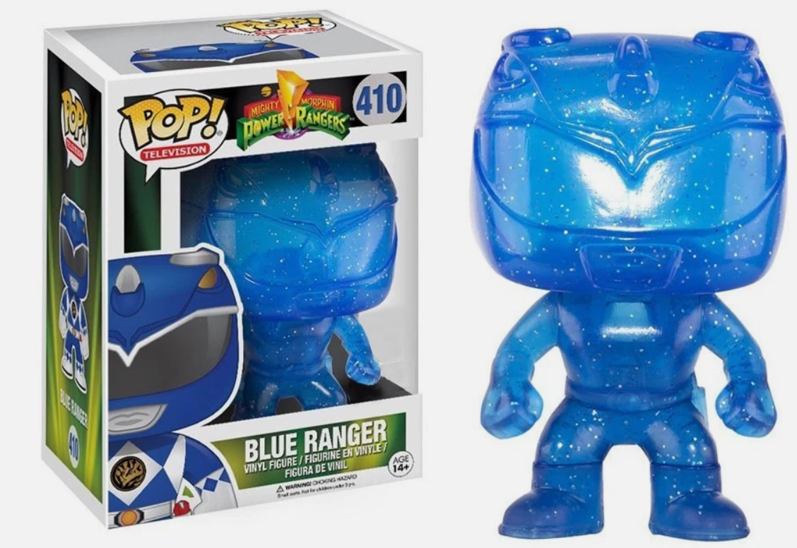 Power Rangers Funko POP! TV Blue Ranger Exclusive Vinyl Figure #410 [Morphing]
