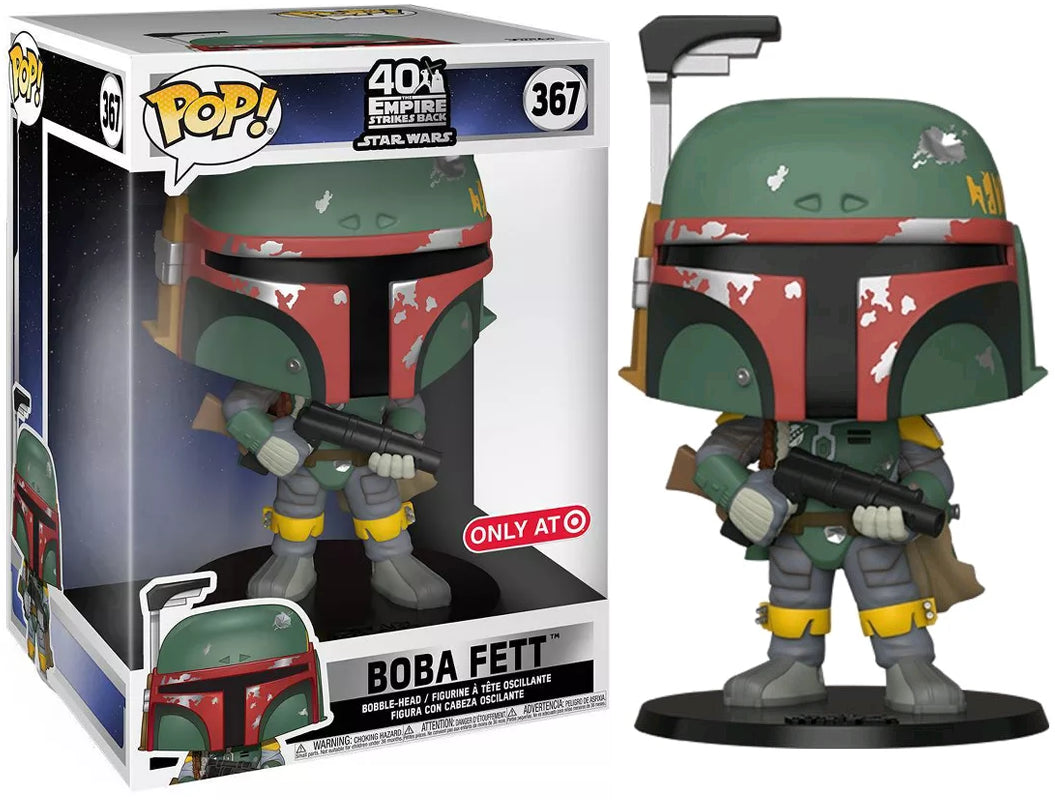 Funko Pop! Star Wars Boba Fett Target Exclusive #367 10-inch boxed figure