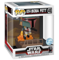 Funko Pop! Deluxe: Star Wars Jabba's Skiff - Boba Fett Special Edition