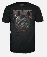 Pop! & Tees The Mandalorian Boba Fett Extra Large Shirt, Vinyl Figure Funko