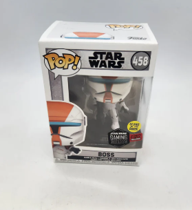 Funko Pop ! Starwars , Boss 458 , GITD EB GAMES EXC