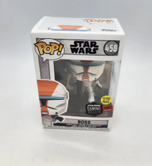 Funko Pop ! Starwars , Boss 458 , GITD EB GAMES EXC