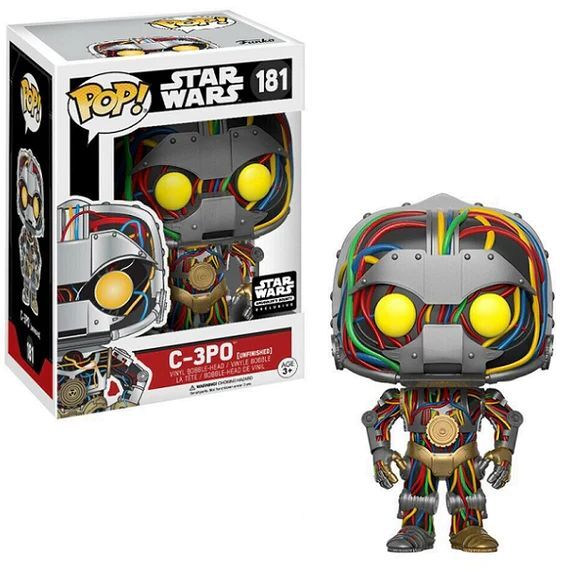 Funko Pop! Star Wars C-3PO Unfinished Smuggler's Bounty Exclusive #181 in box