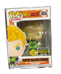 Funko Pop! Super Saiyan Gohan (Glows - Limited Edition) [Signed by Kyle Hebert - COA] #858