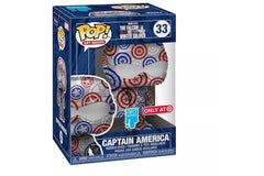Funko Pop! The Falcon and the Winter Soldier: Captain America (Target Exclusive) [Art Series] #33 (Hard Stack Included)