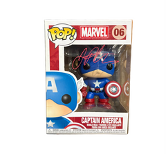 Funko Pop! Marvel: Captain America (Signed by Jim Starlin - NO COA) #06