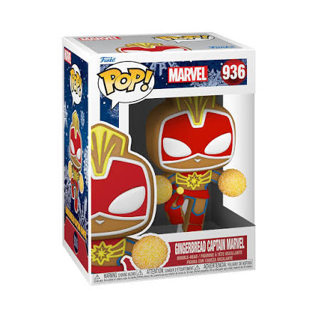 Funko Pop! Marvel: Gingerbread Captain Marvel #936