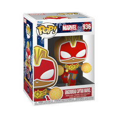 Funko Pop! Marvel: Gingerbread Captain Marvel #936