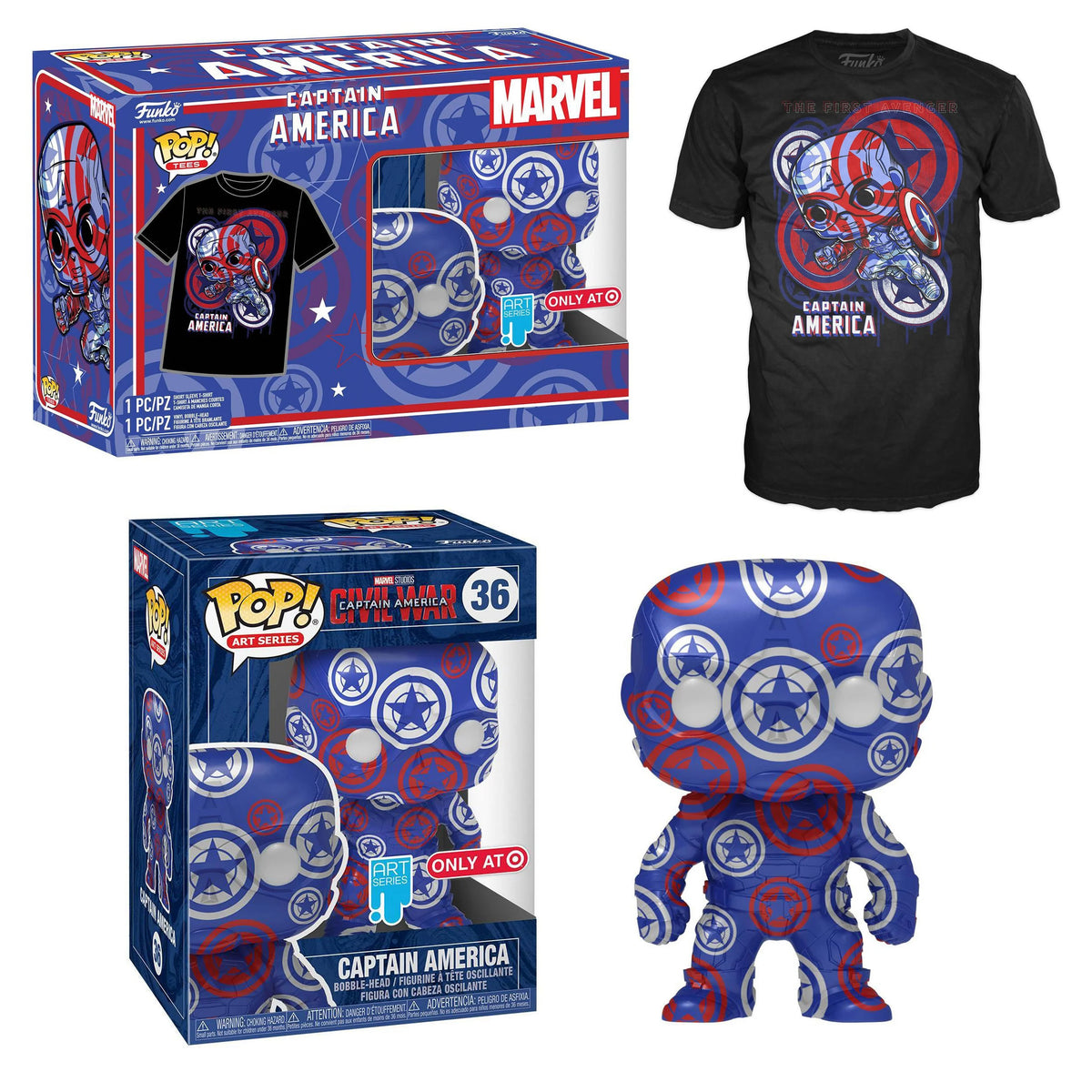 Funko Tees - Captain America (Art Series) [Target Exclusive] #36