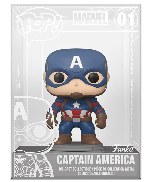Funko POP! Marvel Die-Cast Captain America #01