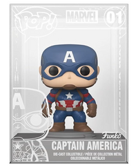 Funko POP! Marvel Die-Cast Captain America #01