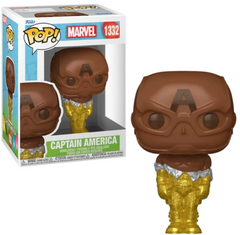 MARVEL  -  EASTER 2024  # 1332  -  POP! VINYL FIGURE OF CAPTAIN AMERICAN (CHOCOLATE) (4 INCH)