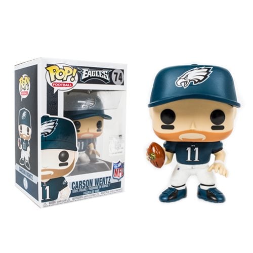 Funko Pop! Philadelphia Eagles: Carson Wentz #74