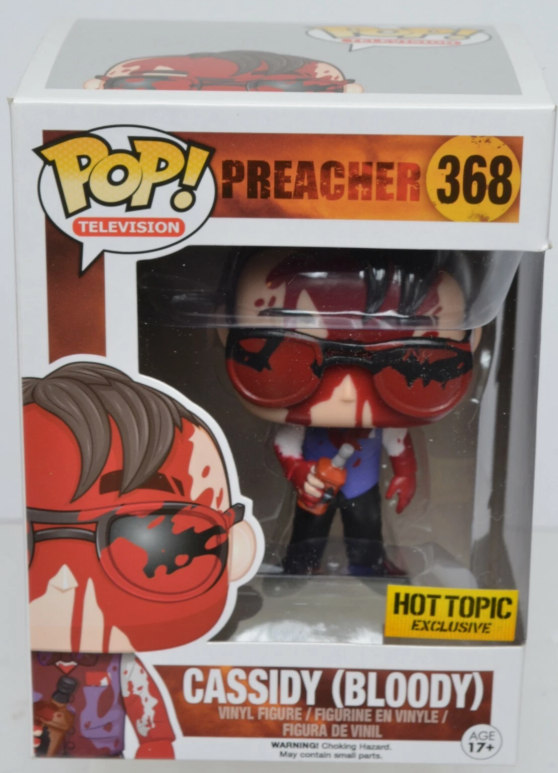 Funko Pop 'Television' CASSIDY BLOODY Figure #368 'Preacher' TV Hot Topic