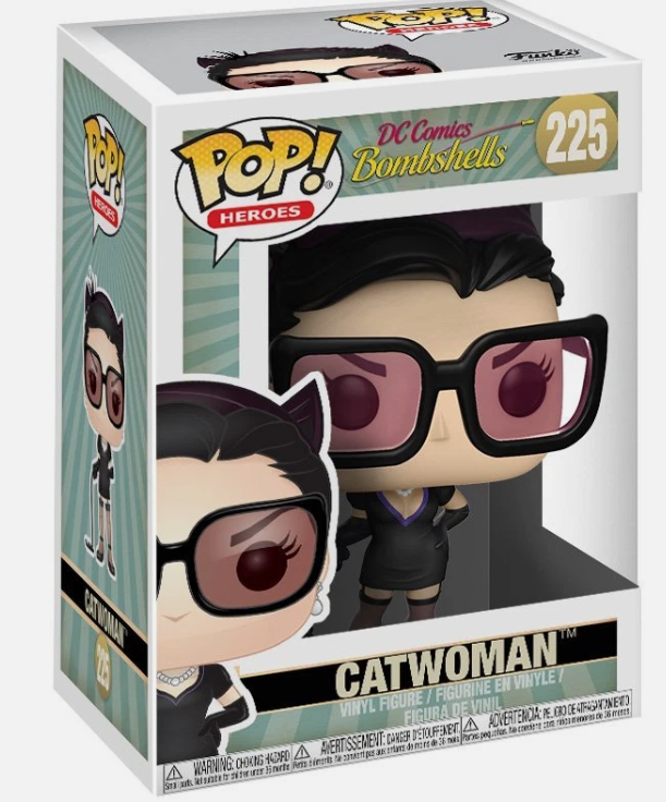 Funko Pop! Heroes 225 DC Comics Bombshells Catwoman Pop Cat Woman Bombshell
