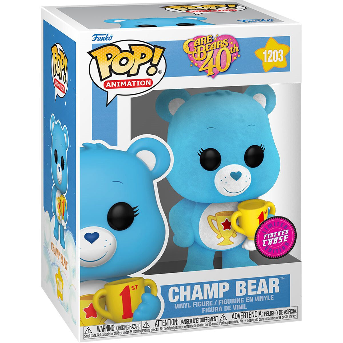 Funko Pop! Champ Bear (Flocked Chase) #1203