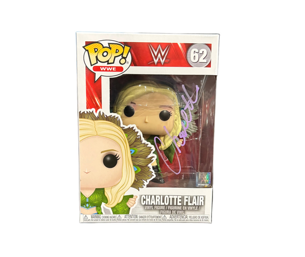 Funko Pop! Charlotte Flair (Signed by Charlotte Flair - COA) #62