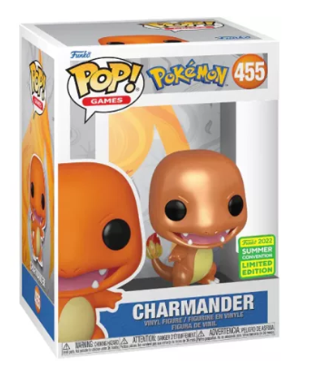 Funko Pop! Pokémon – Charmander #455 2022 Summer Con LE