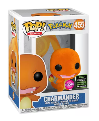 Funko Pop! Pokémon – Charmander Flocked 455 2020 Spring Con