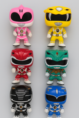 Power Rangers Funko Pop! Set of 6 – Mighty Morphin Complete Loose Figure Collection (Out of Box)