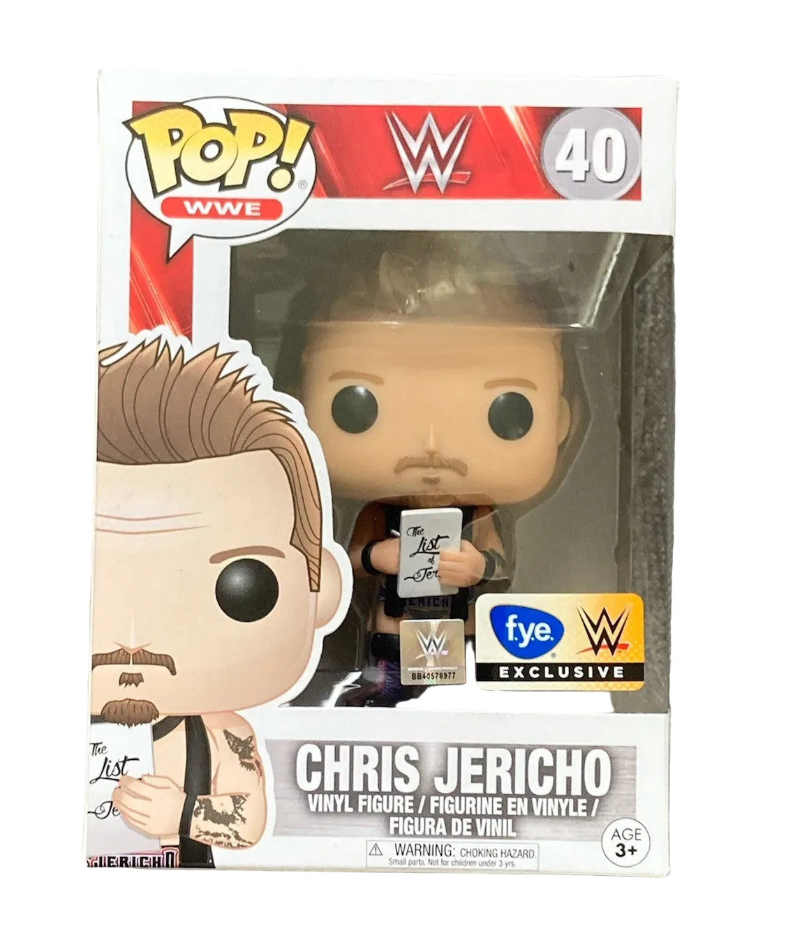 Funko Pop! WWE: Chris Jericho (F.Y.E. Exclusive) #40