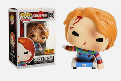 Funko Pop Movies 658 Child's Play 2 35039 Chucky On Cart Hot Topic Exclusive