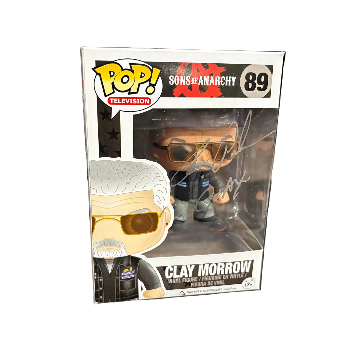 Funko Pop! Sons of Anarchy: Clay Morrow (Signed by Ron Perlman - NO COA) #89