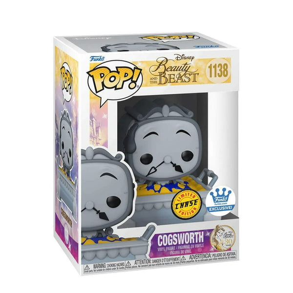 Funko Pop! Beauty and the Beast: Cogsworth (Chase) [Exclusive] #1138