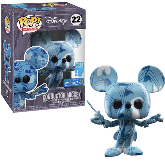 Funko Pop! Conductor Mickey (Walmart Exclusive) [Art Series] #22 [Hard stack Included]