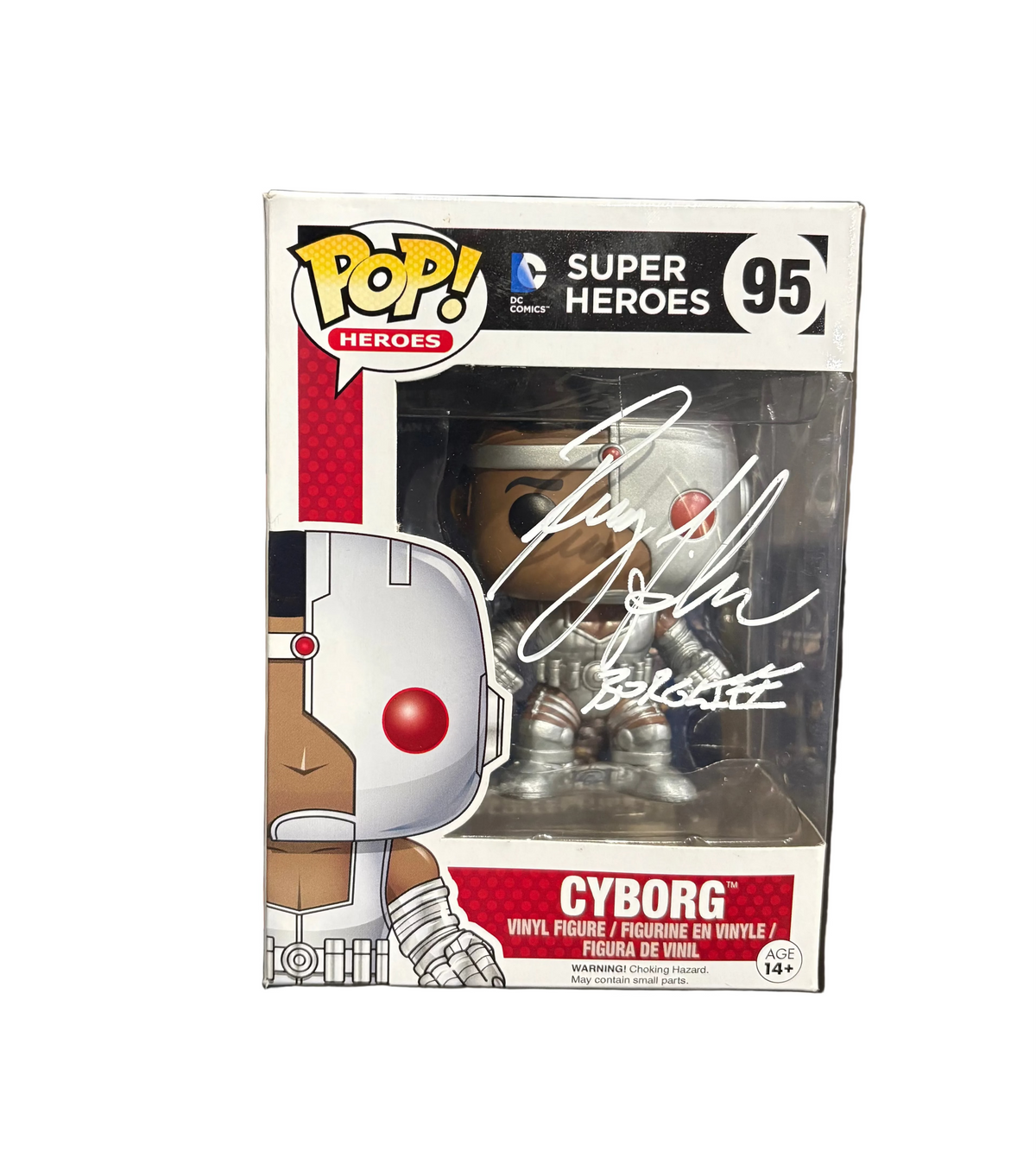 Funko Pop! Dc Super Heroes: Cyborg (Signed by Ray Fisher - NO COA) #95
